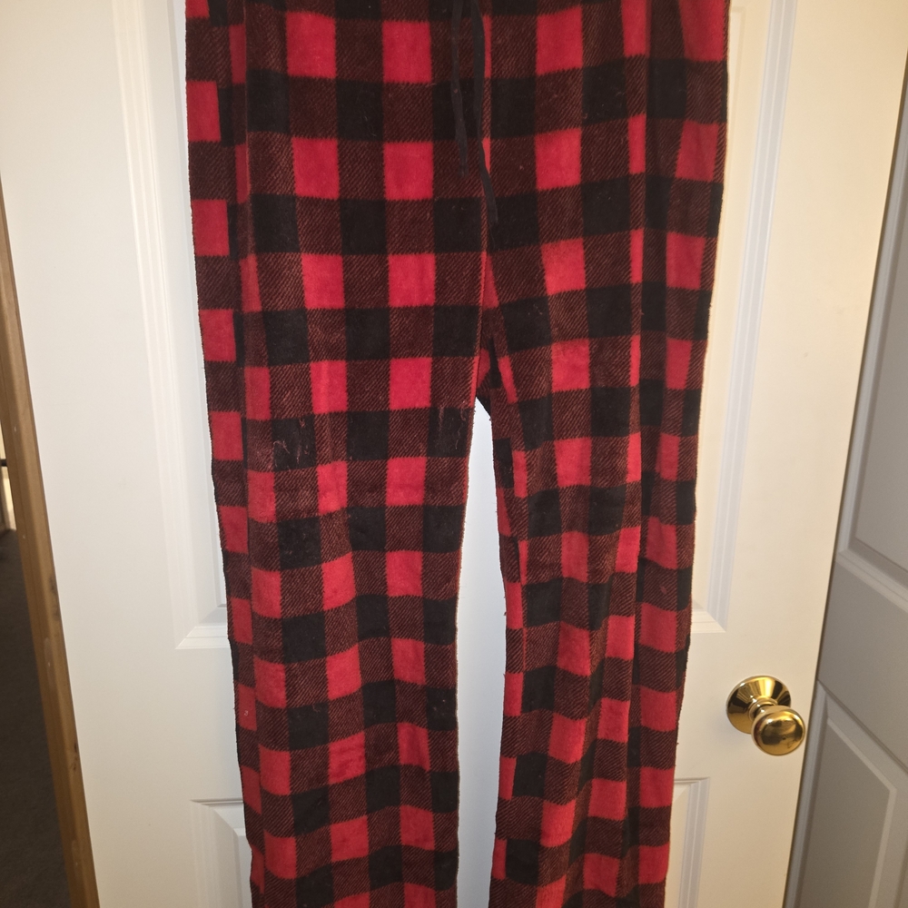 Just Love Red and Black Plaid Pajama Pants*